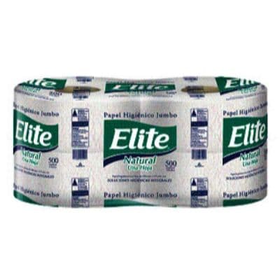 Elite papel higiénico jumbo plus ecol. h/s 4 x 500 mts