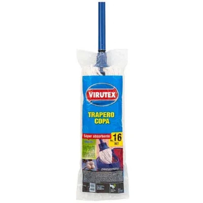 Virutex mopa de algodón con palo