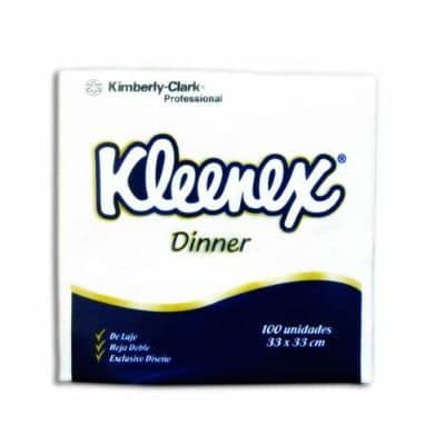 KCP servilleta blanca kleenex dinner (33x32.8 cm)10x100 und