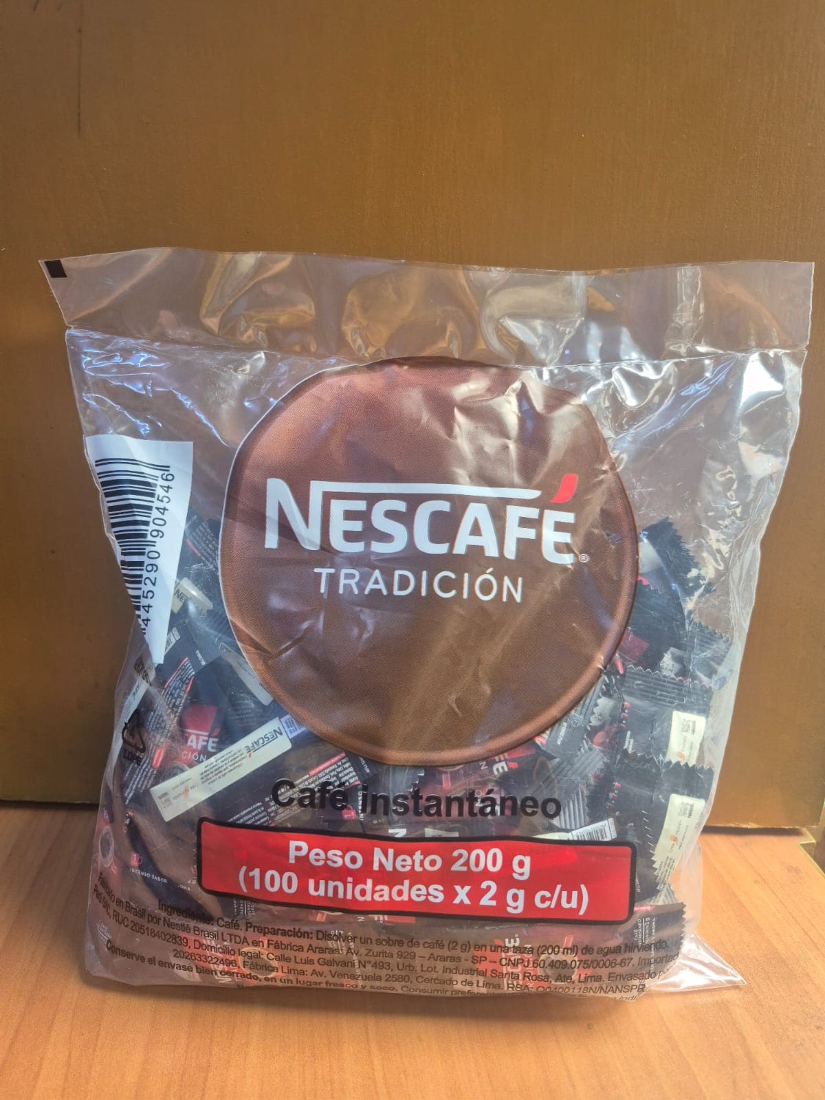 Nestle nescafe tradicion instantaneo x 2 gr x 100 und