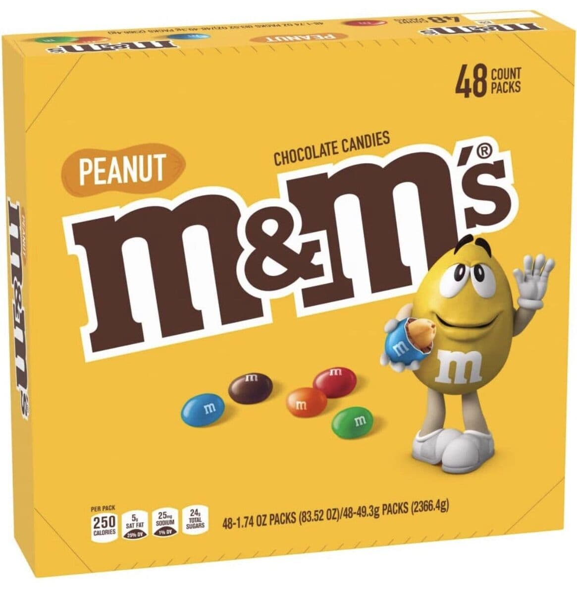 M&M maní caja (49.3 gr) x 48 und