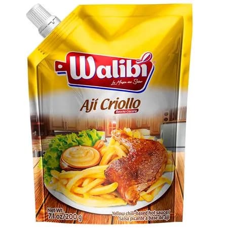 Walibi ají criollo doy packs (6 und x 200 gr)
