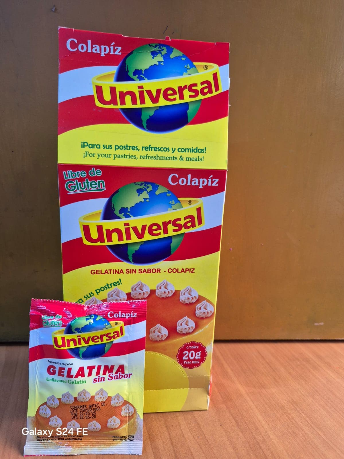 Universal colapiz polvo x 20 gr display x 36 sobres