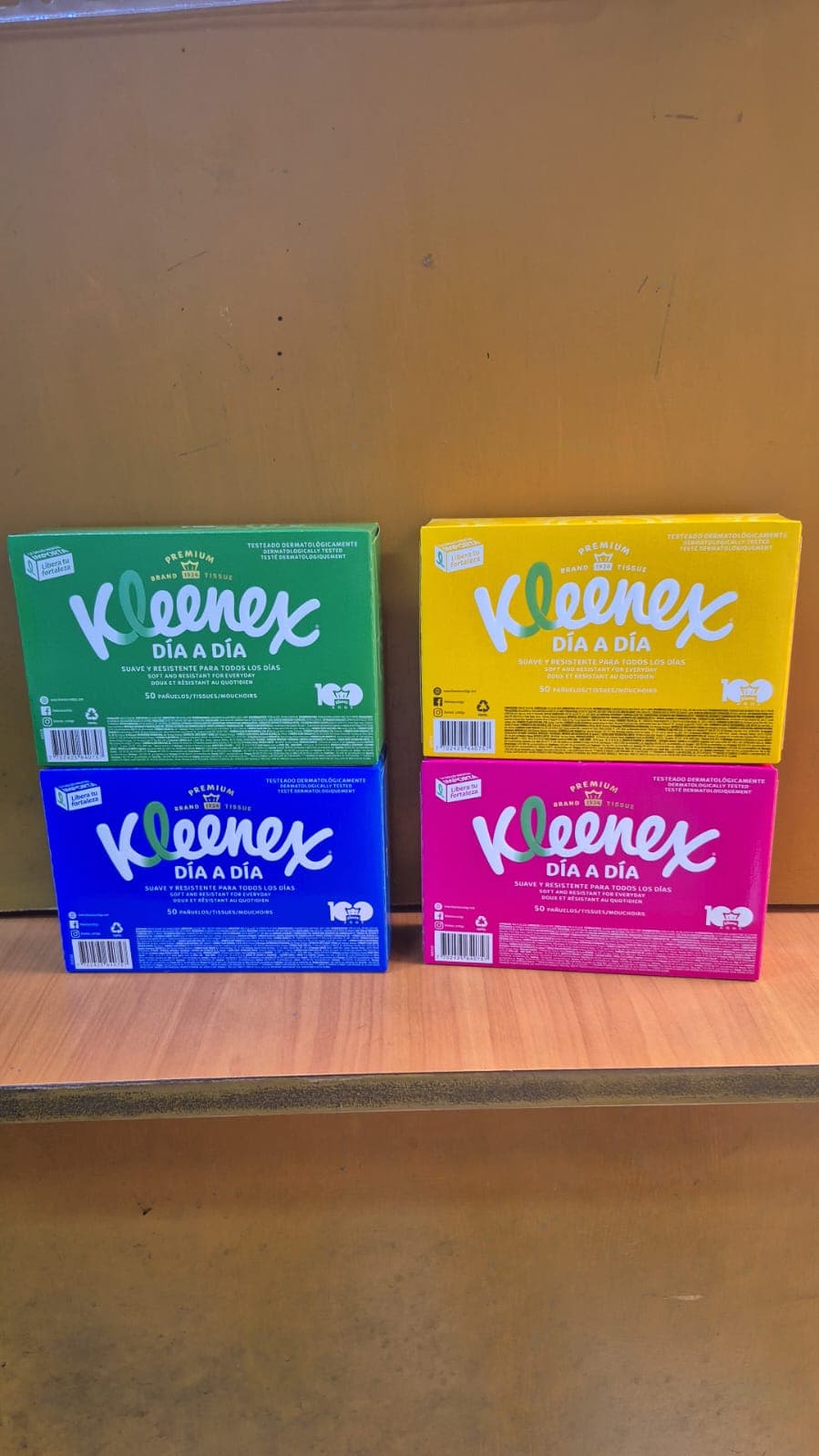 KCP pañuelos kleenex junior 36 x 50 hojas 1p