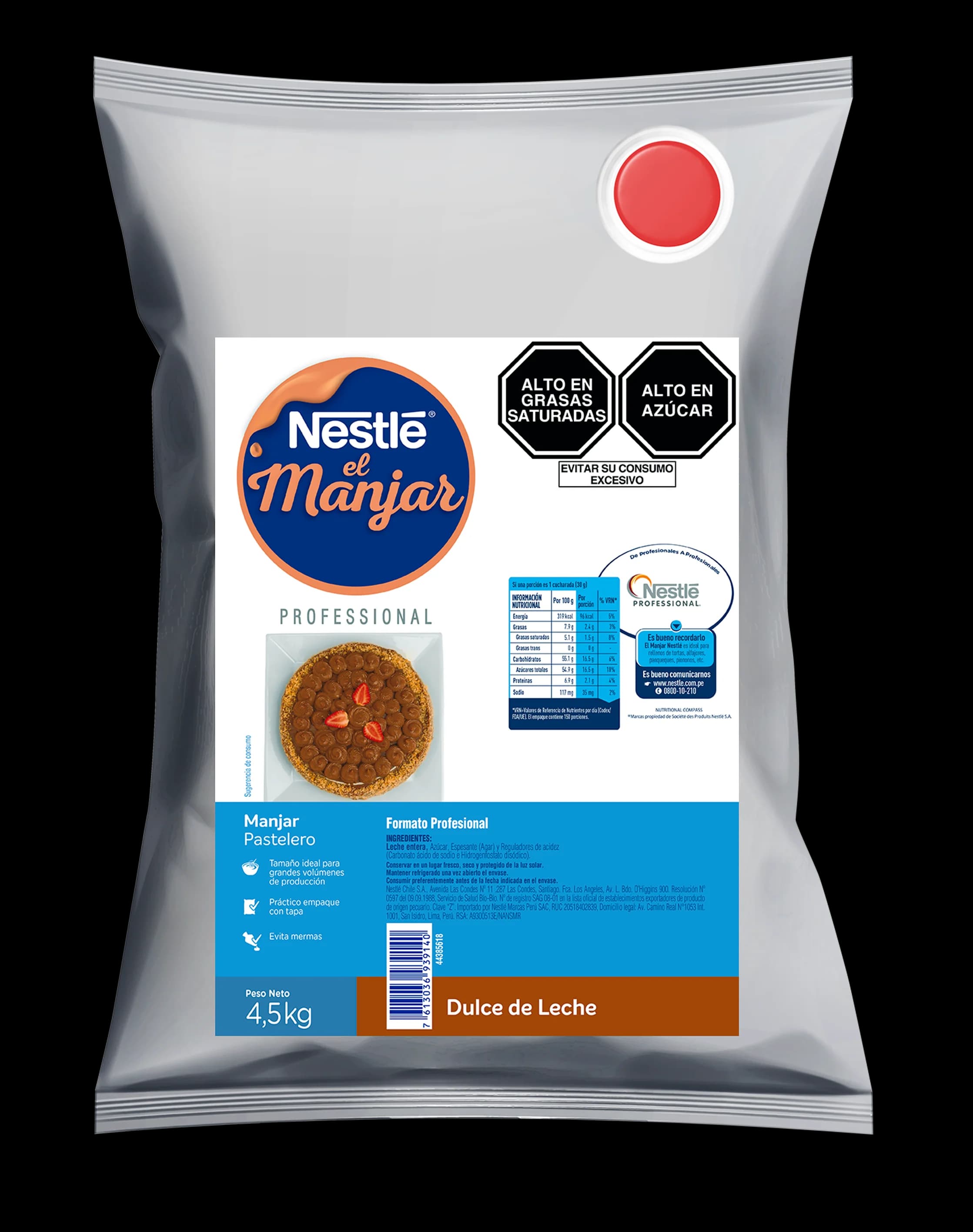 Nestle manjar bolsa x 6 kg