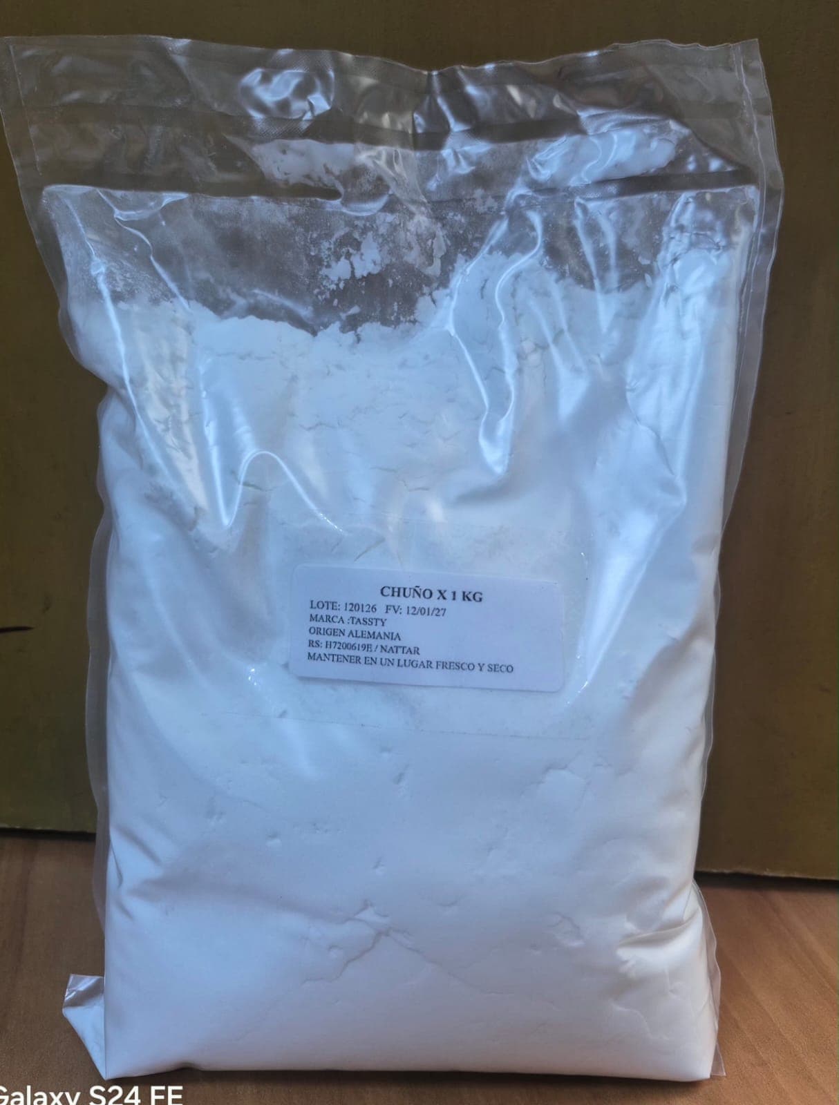 Chuño (fecula de papa) paquete x 1 kg