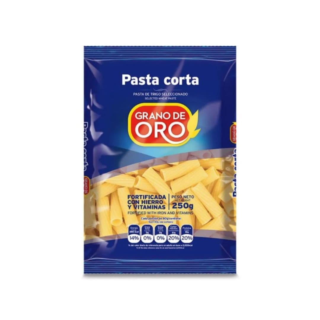 Grano de oro fideos rigatoni 20 x 250 gr
