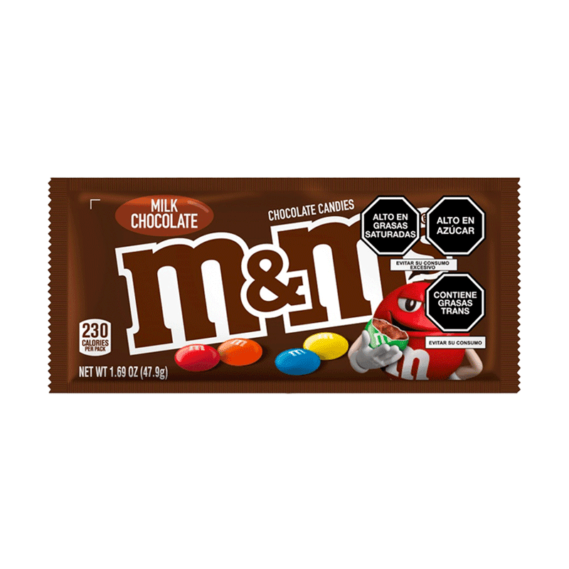 M&M chocolate (47.9 gr) x 6 und