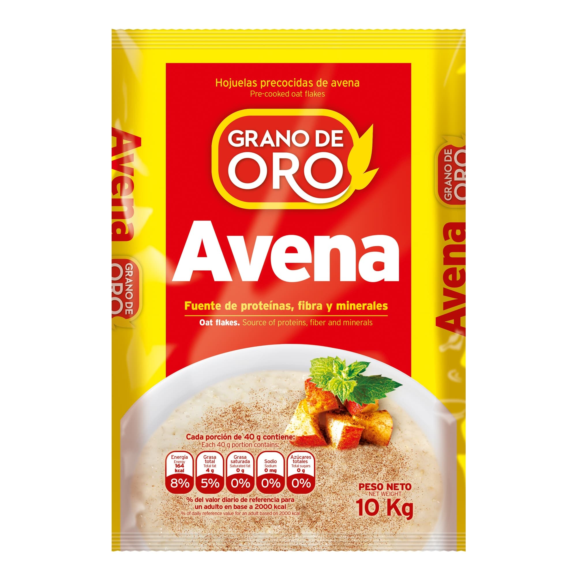Grano de oro avena bolsa x 10 kg