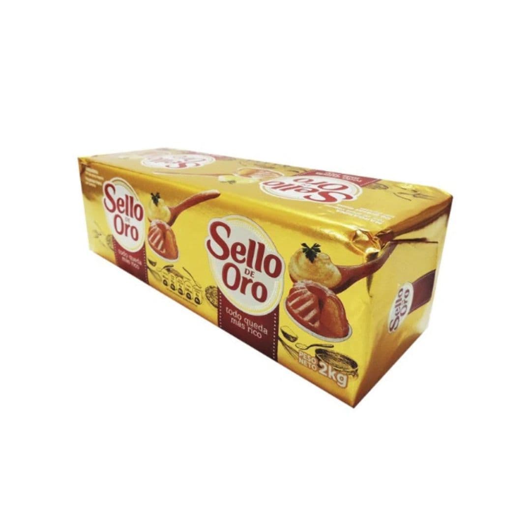 Margarina con sal "Sello De Oro" barra x 2 kg