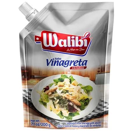 Walibi salsa vinagreta doypack (6 und x 200 gr)