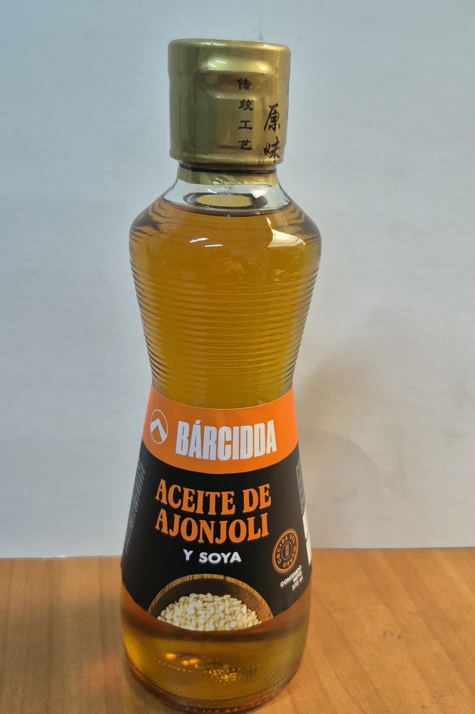 Aceite de ajonjoli "Barcidda" botella x 270 ml